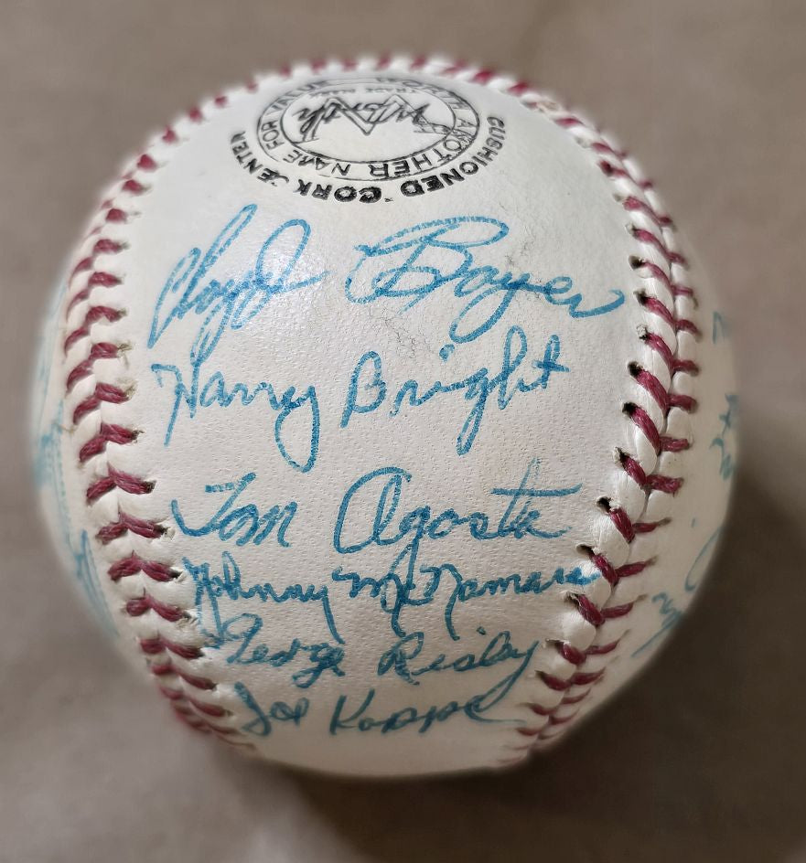 1956 Sacramento Solons Team Signed AUTO Baseball PCL – Loaded