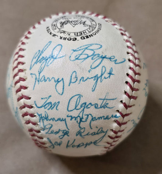 1956 Sacramento Solons Team Signed AUTO Baseball PCL – Loaded