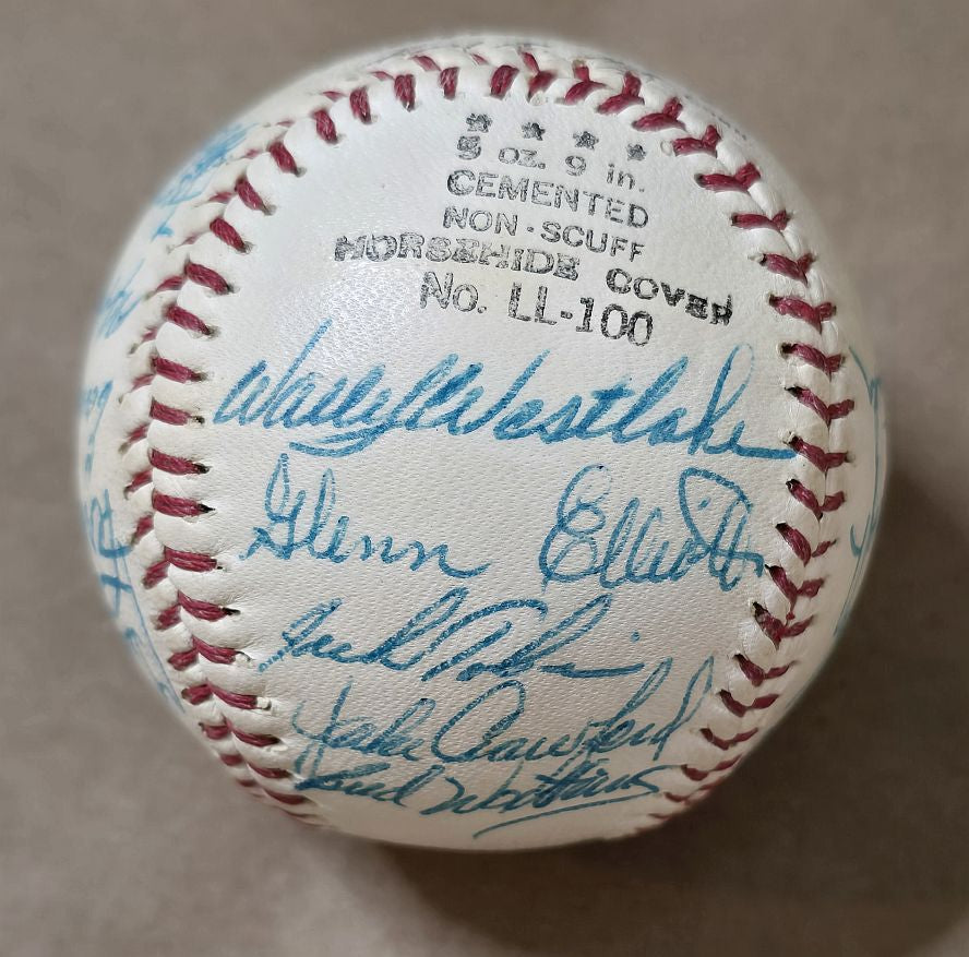 1956 Sacramento Solons Team Signed AUTO Baseball PCL – Loaded