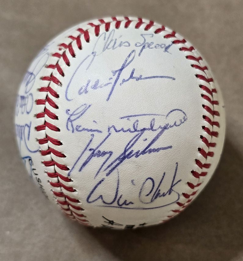 1987 San Francisco Giants Team Signed AUTO ONL (Giamatti) Baseball NL West Champs