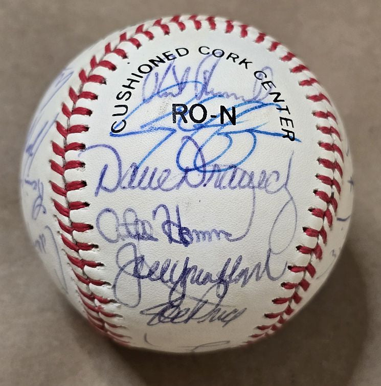 1987 San Francisco Giants Team Signed AUTO ONL (Giamatti) Baseball NL West Champs