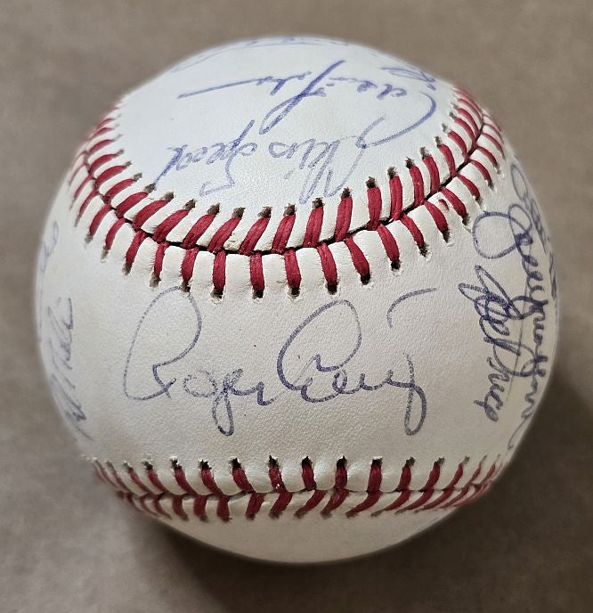 1987 San Francisco Giants Team Signed AUTO ONL (Giamatti) Baseball NL West Champs
