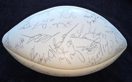 1994 San Francisco 49ers Team Signed Football Super Bowl 29 XXIX Champions /w 55 + Autographs