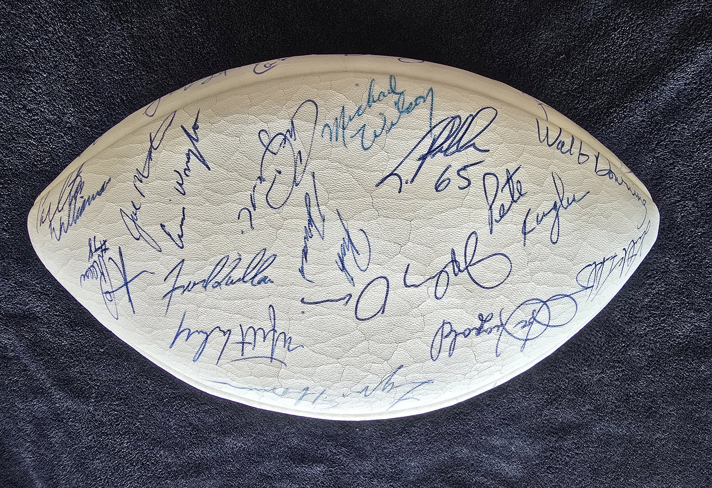 1981 San Francisco 49ers Super Bowl XVI Champions Team Signed Football /w 40 plus Autographs