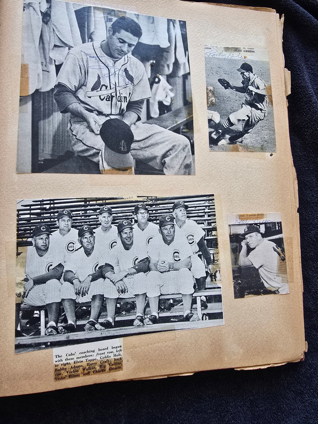 1950s Baseball Football Basketball Scrapbook /w Approximately 350 Autographs Rogers Hornsby x 3 Loaded