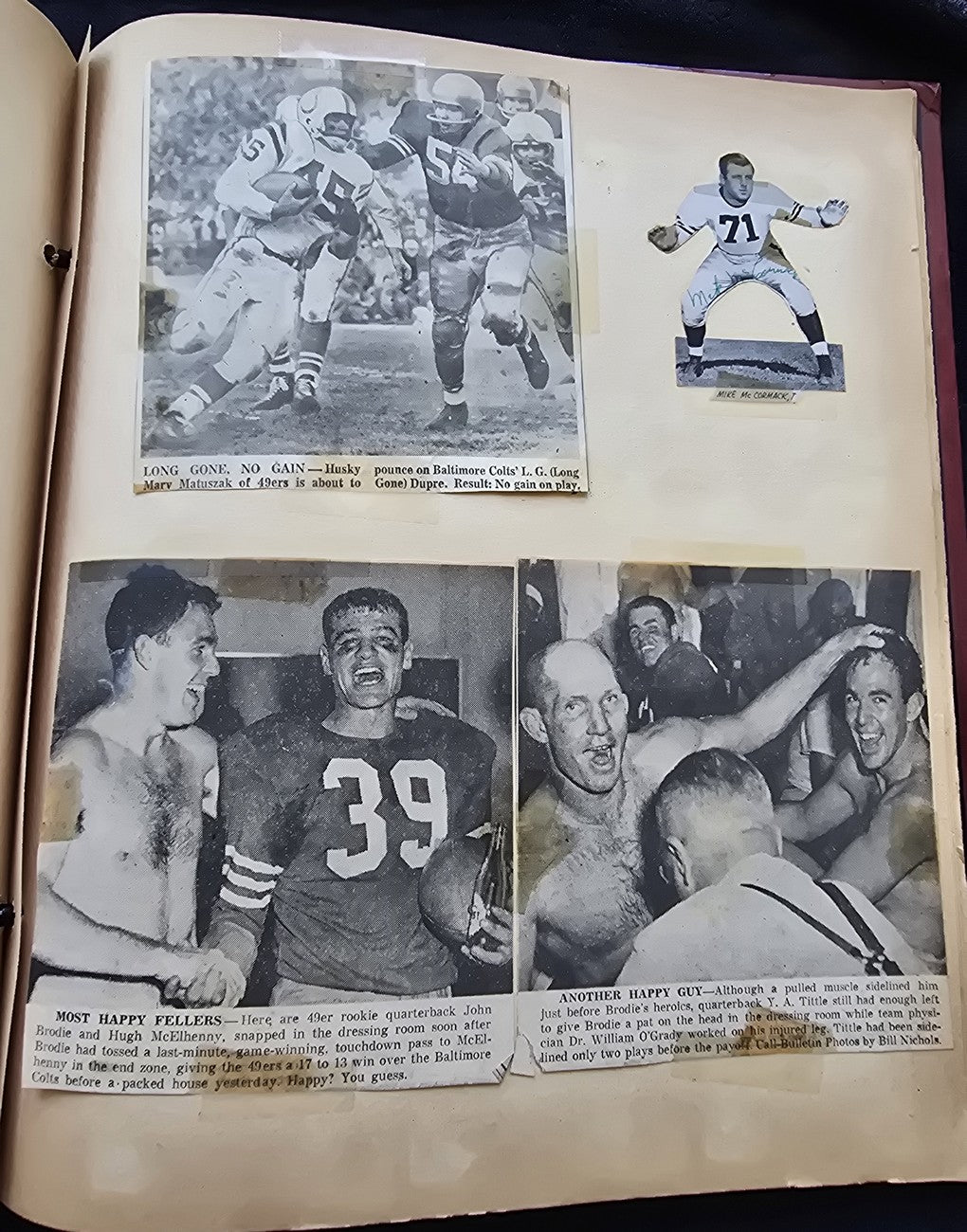 1950s Baseball Football Basketball Scrapbook /w Approximately 350 Autographs Rogers Hornsby x 3 Loaded