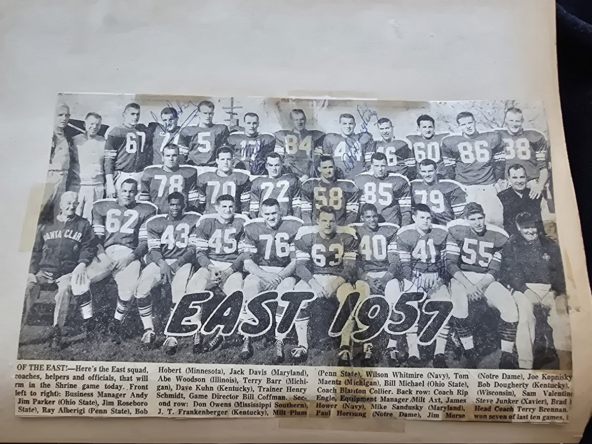1950s Baseball Football Basketball Scrapbook /w Approximately 350 Autographs Rogers Hornsby x 3 Loaded