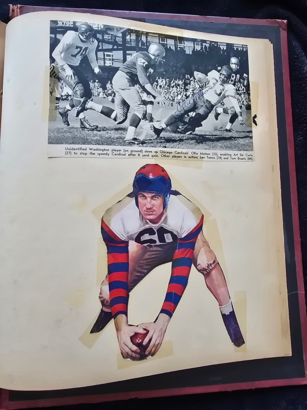 1950s Baseball Football Basketball Scrapbook /w Approximately 350 Autographs Rogers Hornsby x 3 Loaded