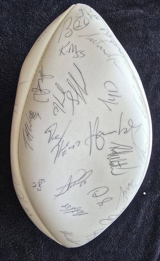1995 San Francisco 49ers Team Signed Football NFC West Champs /w 50-55 Autographs