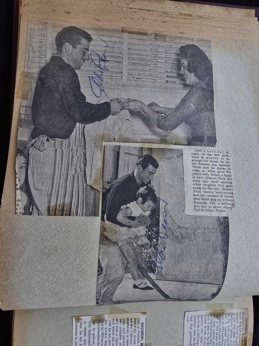 1950s Pacific Coast League San Francisco Seals Scrapbook /w Approximately 300 Autographs 14 X Joe Gordon HOF
