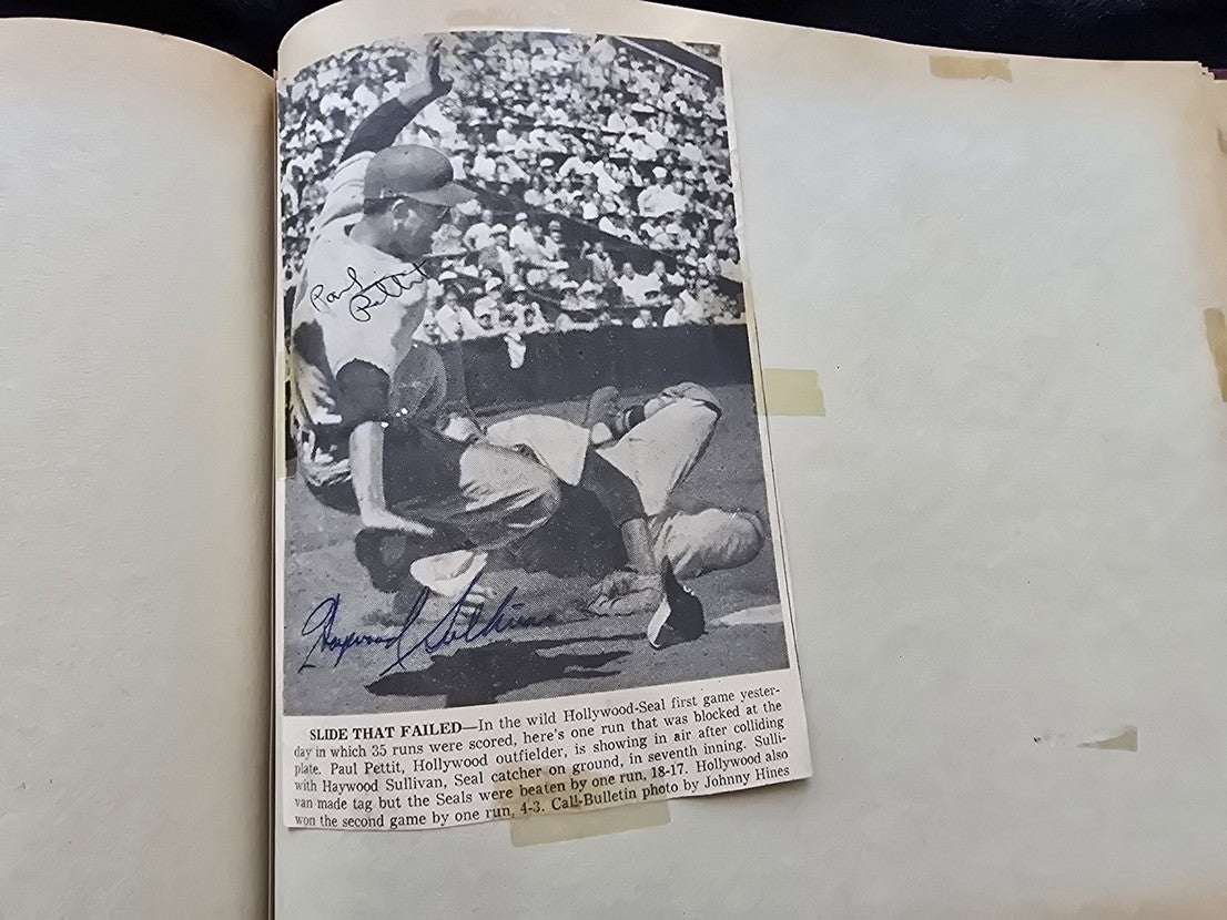 1950s Pacific Coast League San Francisco Seals Scrapbook /w Approximately 300 Autographs 14 X Joe Gordon HOF