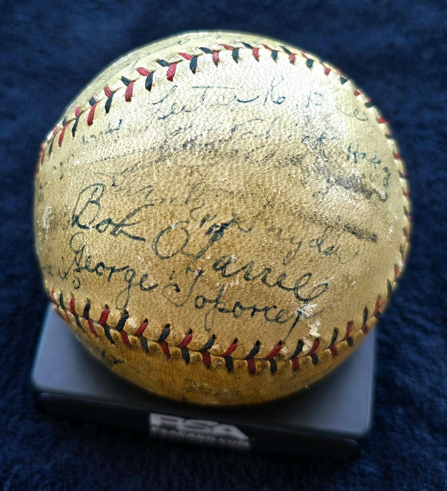 1927 St. Louis Cardinals Team Signed AUTO ONL (Heydler) Baseball /22 Sigs Grover Cleveland Alexander PSA/DNA LOA