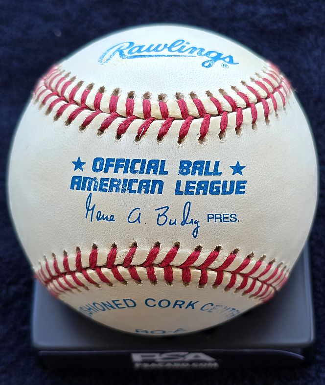 Joe DiMaggio Single Signed AUTO OAL (Budig) Baseball PSA/DNA LOA #2