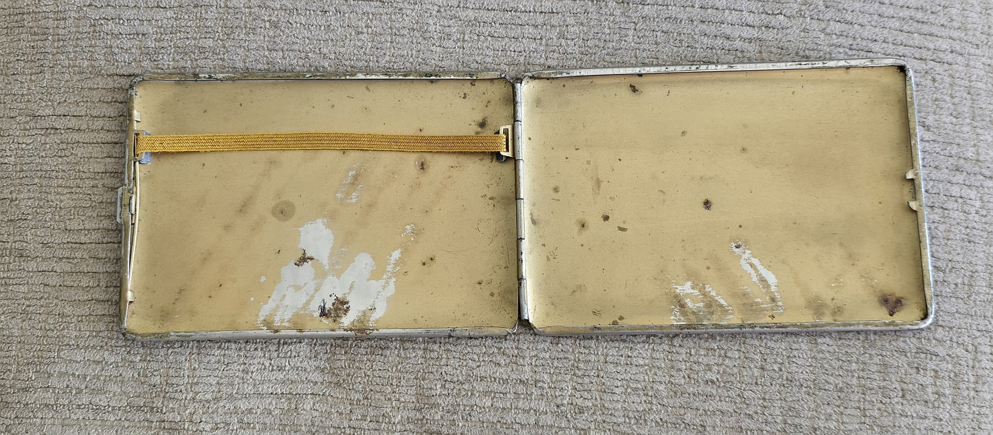 1947 BAA Playoffs Chicago Stags Championship Cigarette Case Award Given to Players