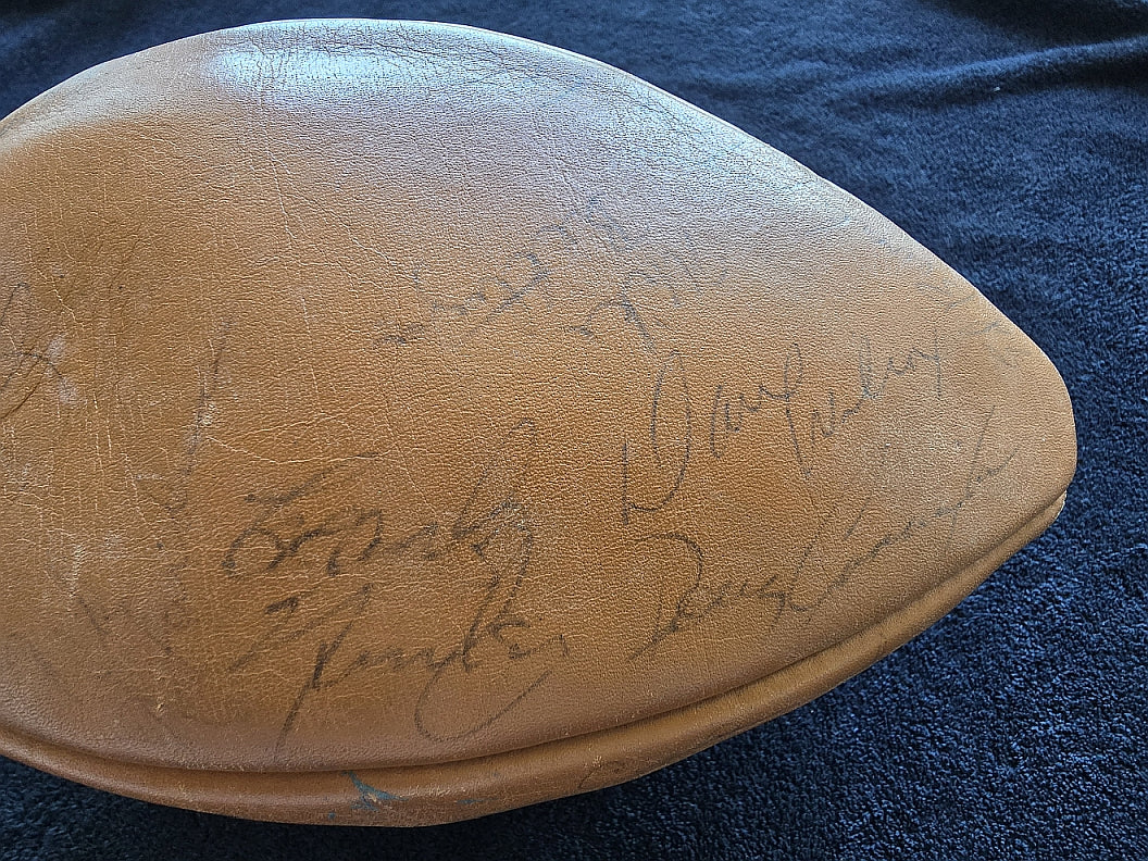 1973 San Francisco 49ers Team Signed Football NFC West Champs 45 + Autographs