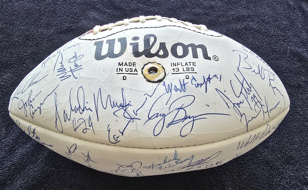 1981 San Francisco 49ers Super Bowl XVI Champions Team Signed Football /w 40 plus Autographs