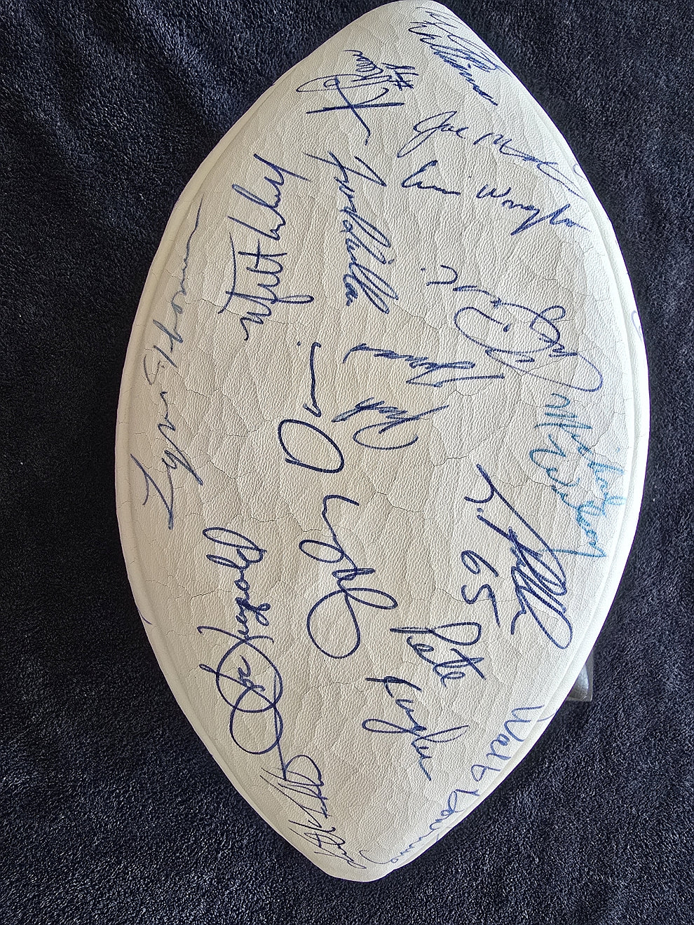 1981 San Francisco 49ers Super Bowl XVI Champions Team Signed Football /w 40 plus Autographs