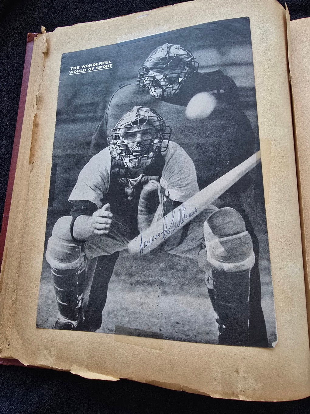 1950s Baseball Football Basketball Scrapbook /w Approximately 350 Autographs Rogers Hornsby x 3 Loaded