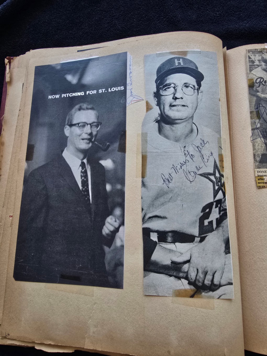 1950s Baseball Football Basketball Scrapbook /w Approximately 350 Autographs Rogers Hornsby x 3 Loaded