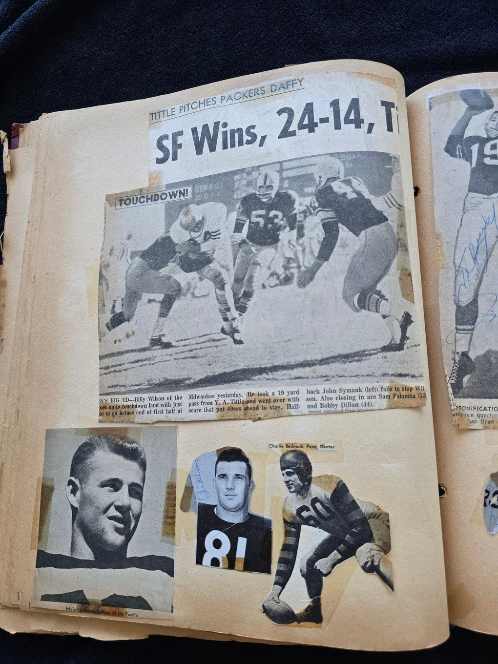 1950s Baseball Football Basketball Scrapbook /w Approximately 350 Autographs Rogers Hornsby x 3 Loaded