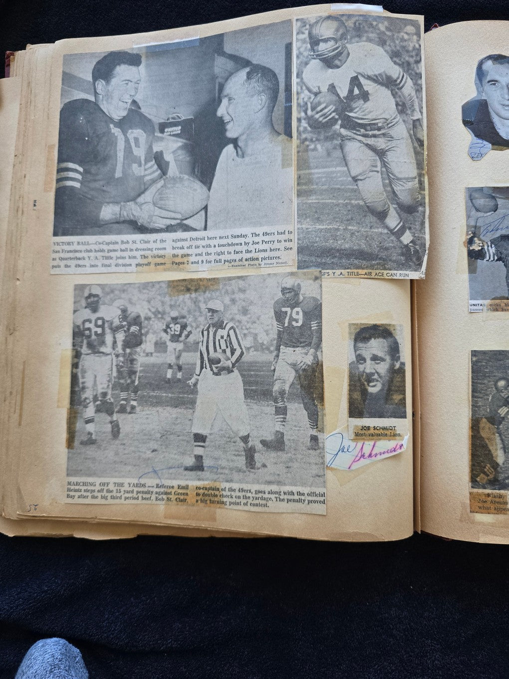 1950s Baseball Football Basketball Scrapbook /w Approximately 350 Autographs Rogers Hornsby x 3 Loaded