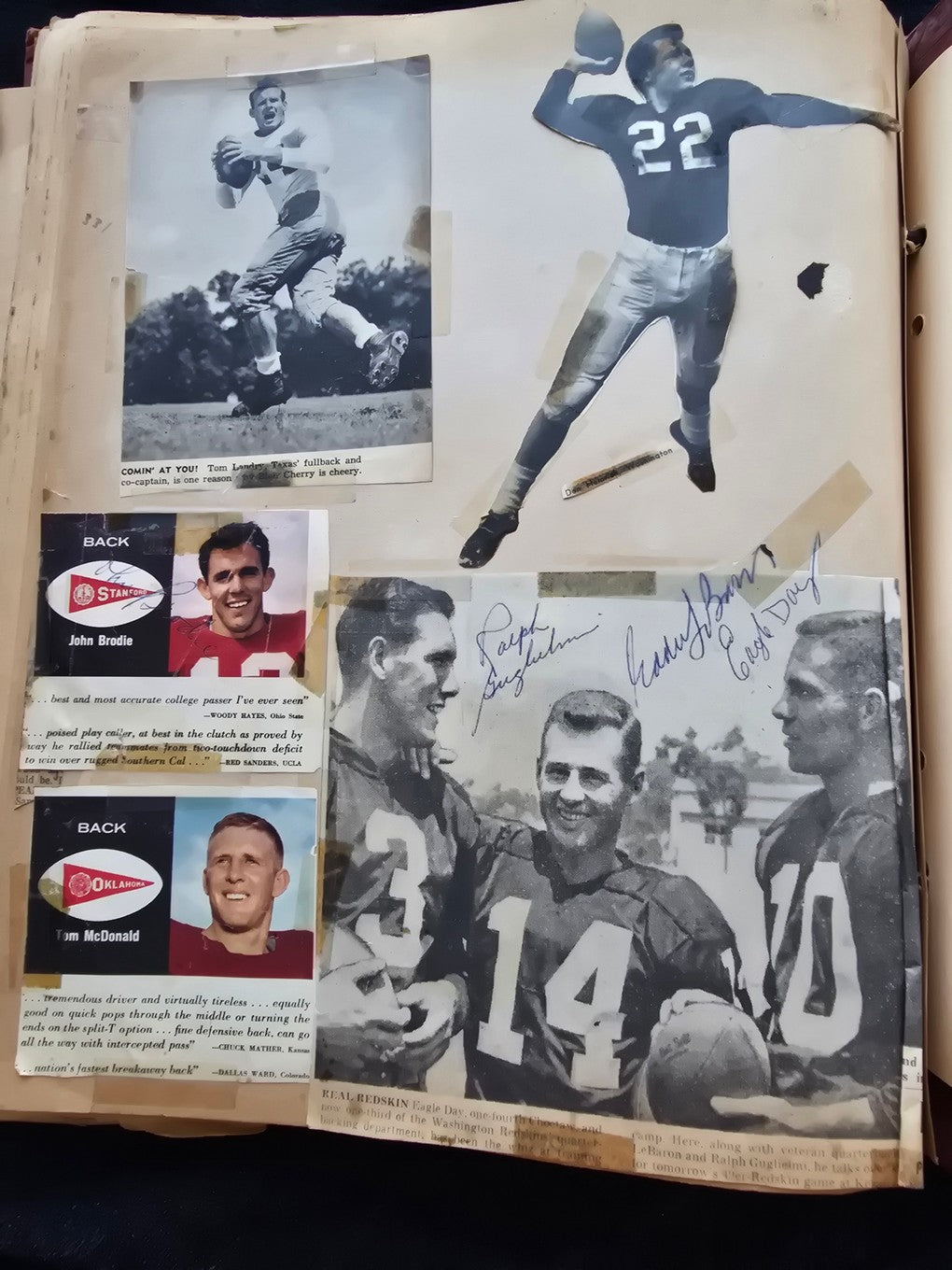 1950s Baseball Football Basketball Scrapbook /w Approximately 350 Autographs Rogers Hornsby x 3 Loaded