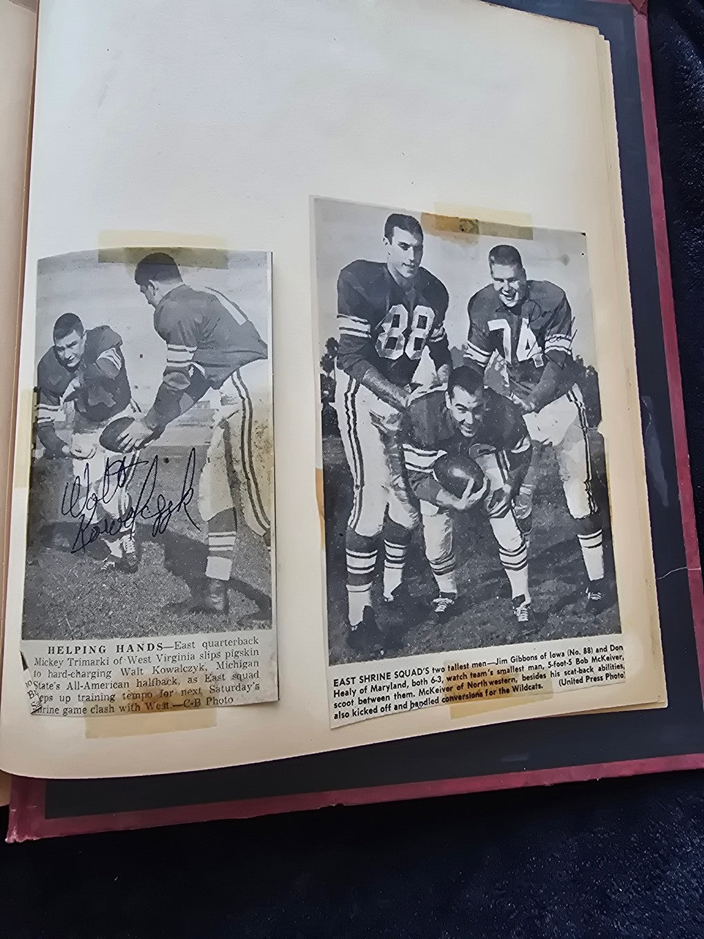 1950s Baseball Football Basketball Scrapbook /w Approximately 350 Autographs Rogers Hornsby x 3 Loaded