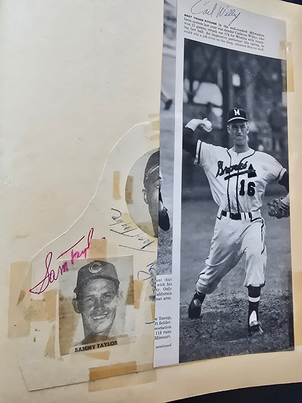 1950s Baseball Football Basketball Scrapbook /w Approximately 350 Autographs Rogers Hornsby x 3 Loaded