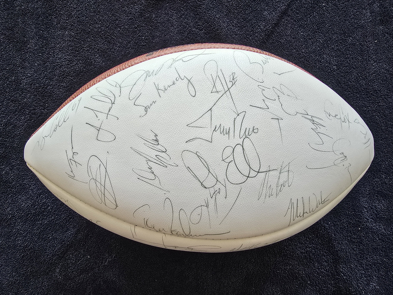 1988 San Francisco 49ers Super Bowl XXIII Champs Team Signed Football /w 45 plus Autographs