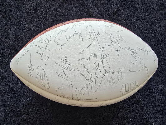 1988 San Francisco 49ers Super Bowl XXIII Champs Team Signed Football /w 45 plus Autographs