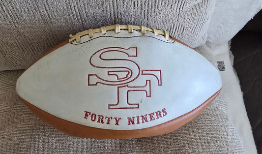 1970 San Francisco 49ers Team Signed Football 1st NFC West Championship 40 Plus Autographs