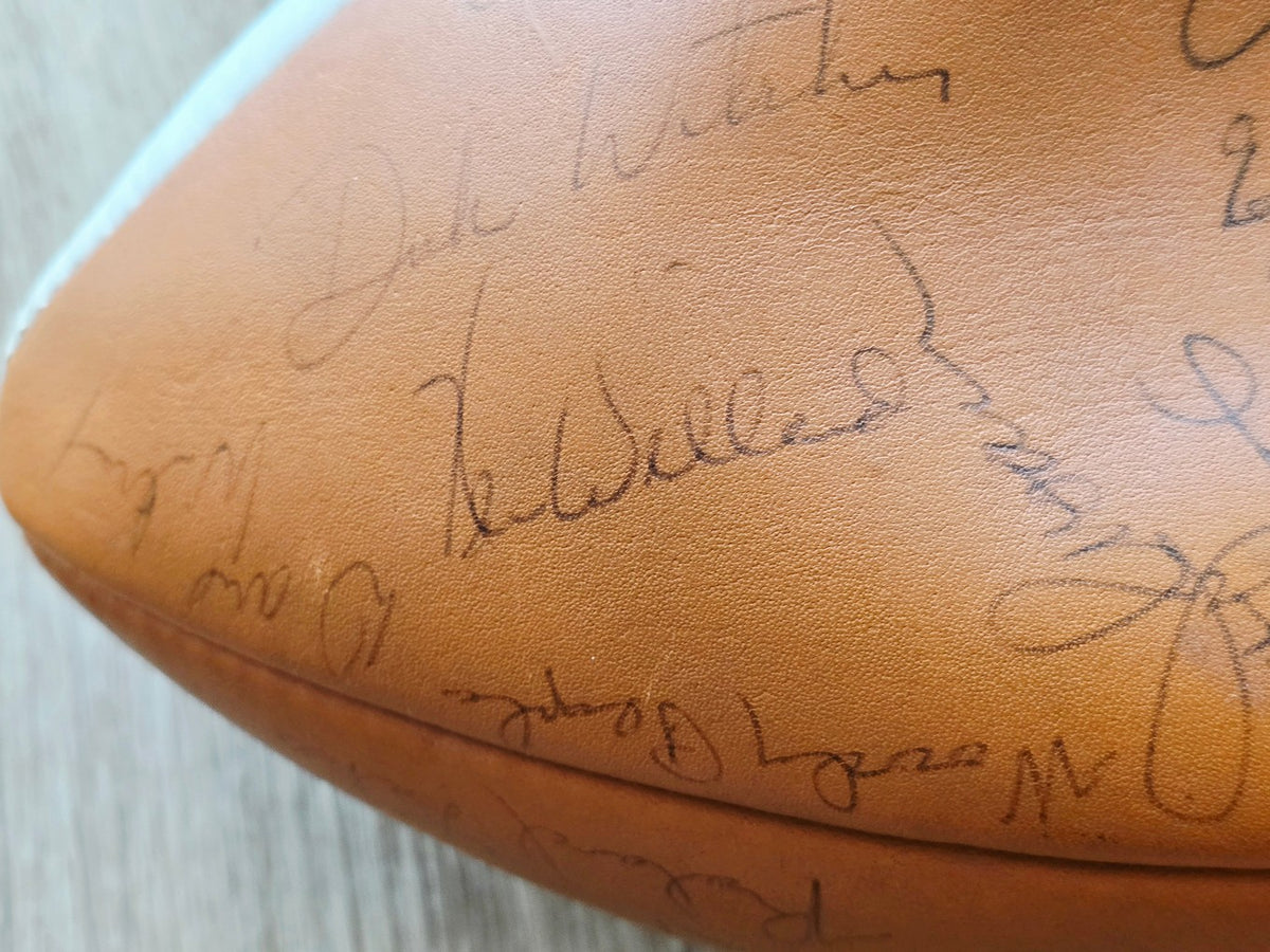 1970 San Francisco 49ers Team Signed Football 1st NFC West Championship 40 Plus Autographs