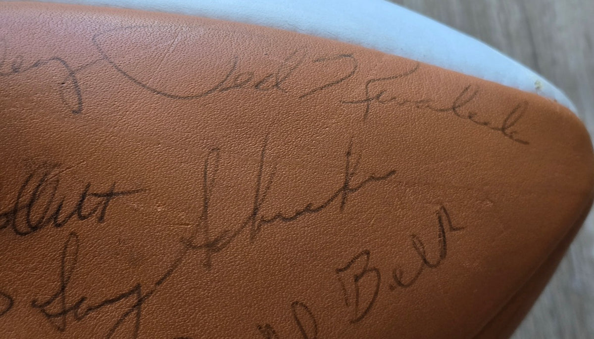 1970 San Francisco 49ers Team Signed Football 1st NFC West Championship 40 Plus Autographs