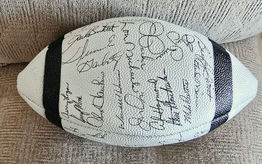 1965 Baltimore Colts Team Signed Football Western Conference Champs w/ 38 Autographs