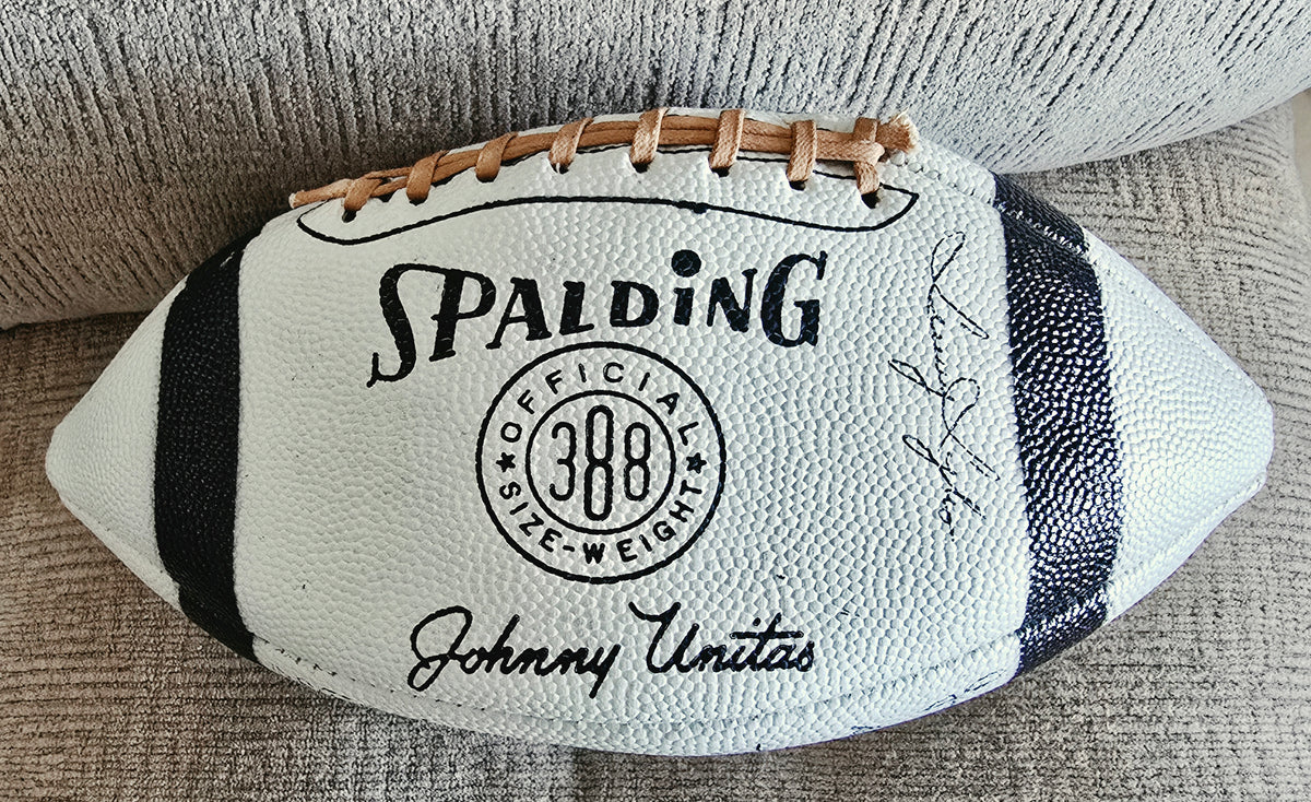 1965 Baltimore Colts Team Signed Football Western Conference Champs w/ 38 Autographs