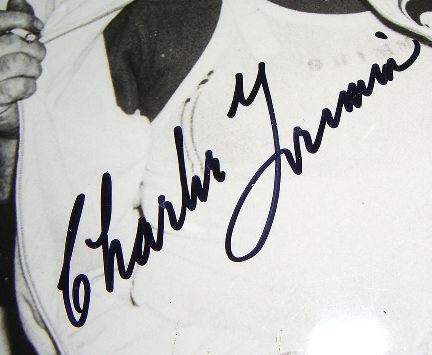 Charlie Grimm signed 10x8 photo with team D. 1983 Cubs