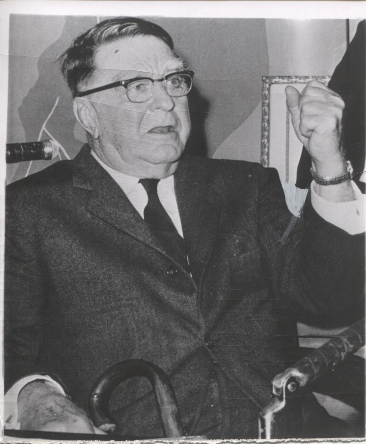 Branch Rickey original 1962 photo - Baseball HOF