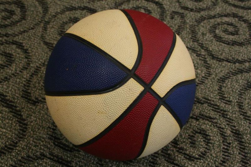 Official ABA Mike Storen Red White and Blue Basketball 1973-74