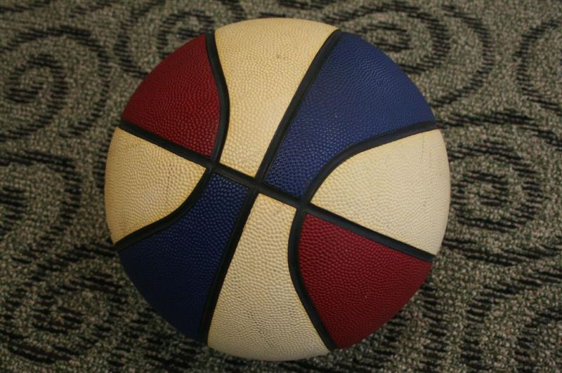 Official ABA Mike Storen Red White and Blue Basketball 1973-74