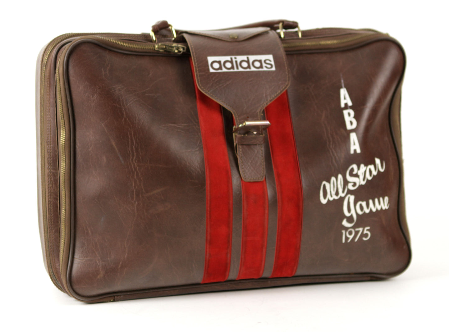 1975 ABA All Star Game Personal Leather Luggage Awarded To Players