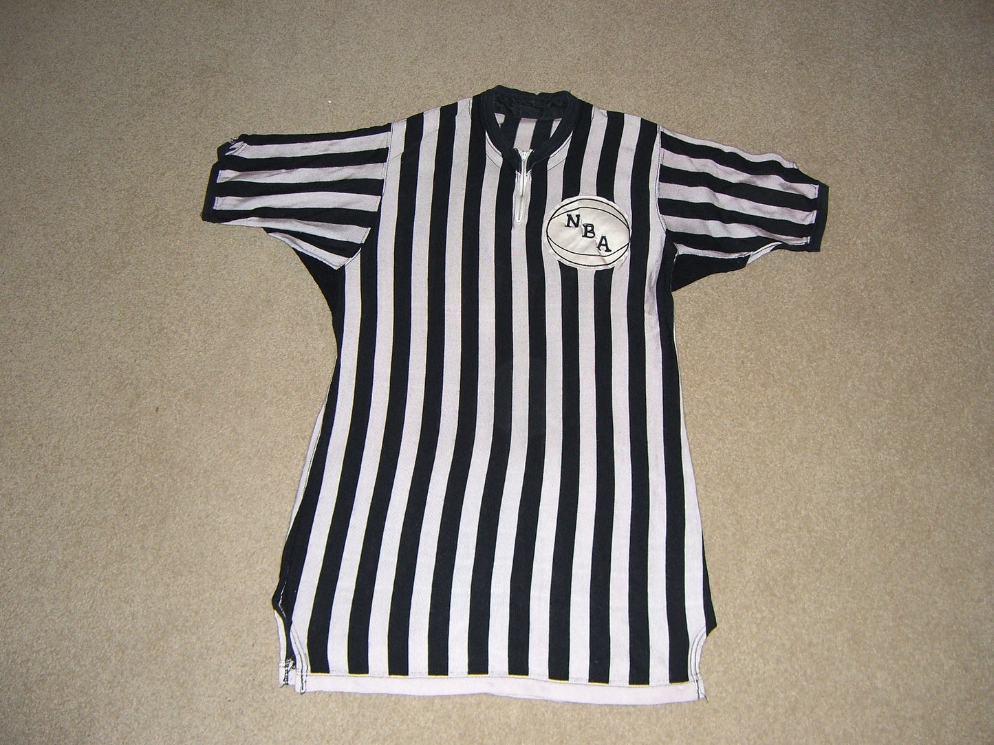 Norm Drucker Game Worn NBA Referee Jersey