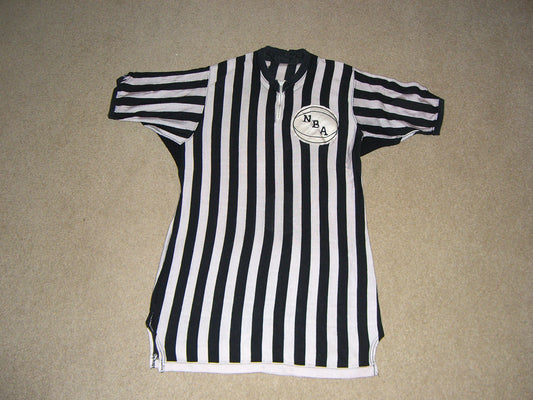 Norm Drucker Game Worn NBA Referee Jersey