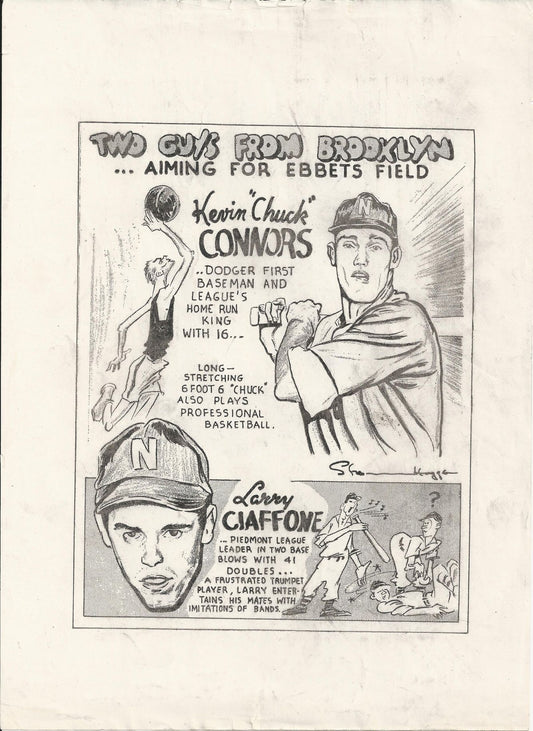 Chuck Connors Original Vintage Cartoon Print