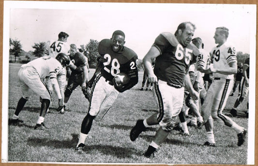 Chicago Bears NFL Willie Galimore original 1959 photo with Gibron and Jack Johnson