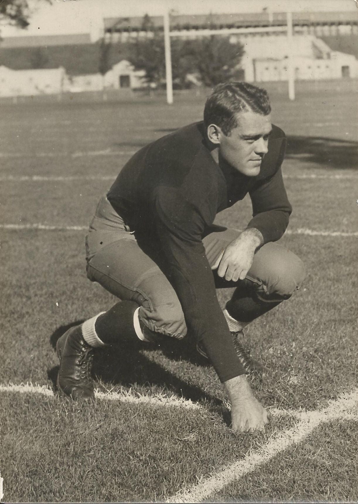 Larry Kelley original photo Yale 2nd Heisman Winner