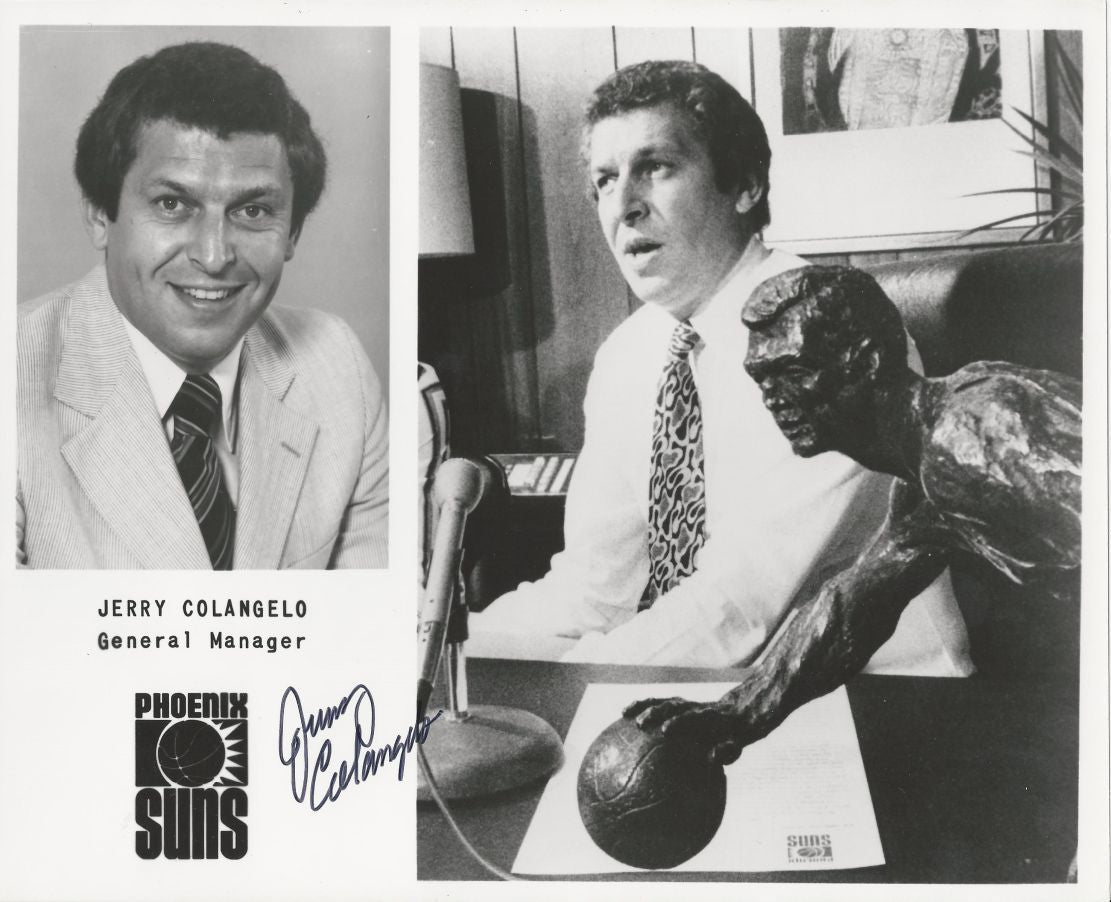 Jerry Colangelo signed photo Phoenix Suns