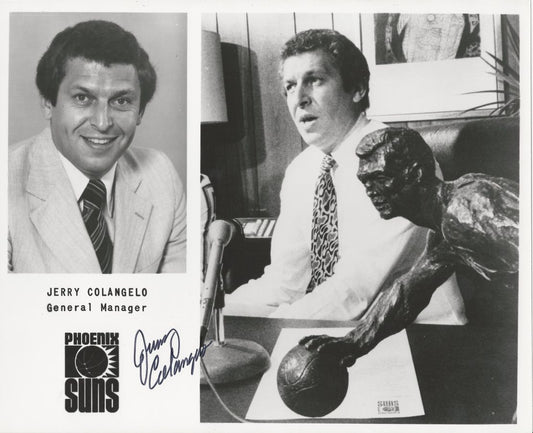 Jerry Colangelo signed photo Phoenix Suns