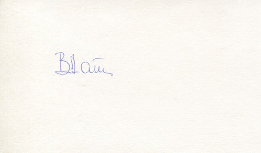 Boris Stankovic Signed 3x5 Basketball HOF - SUPER TOUGH Autograph