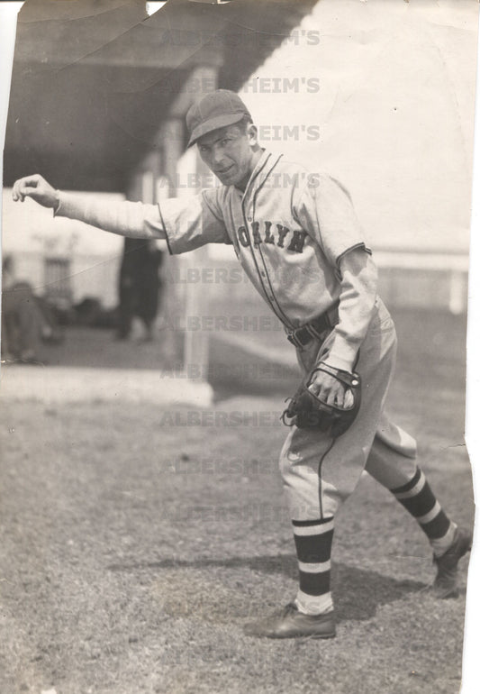 John Krider circa 1930 - Brooklyn Dodgers - Baltimore Orioles original photo