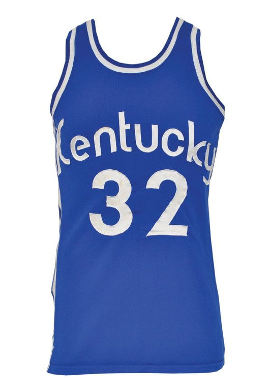 1972-73 Mike Gale Kentucky Colonels ABA Game-Used Road Uniform